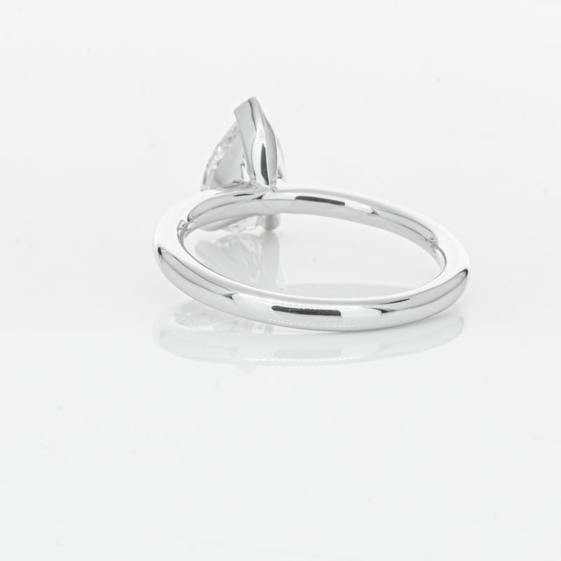 18ct White Gold 1.51ct Pear Cut Diamond Melba Ring-Ring-Walker & Hall