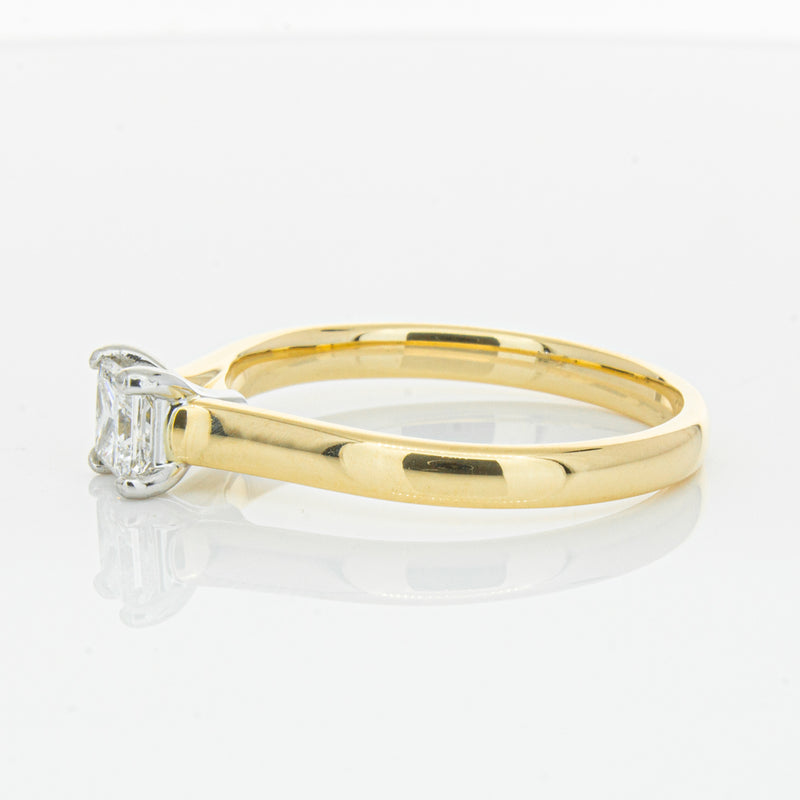 Deja Vu 18ct Yellow & White Gold .70ct Diamond Ring-Ring-Walker & Hall