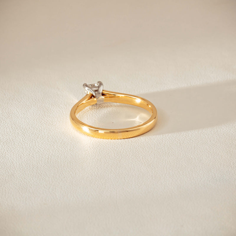Deja Vu 18ct .70ct Princess Cut Diamond Ring - Ring - Walker & Hall