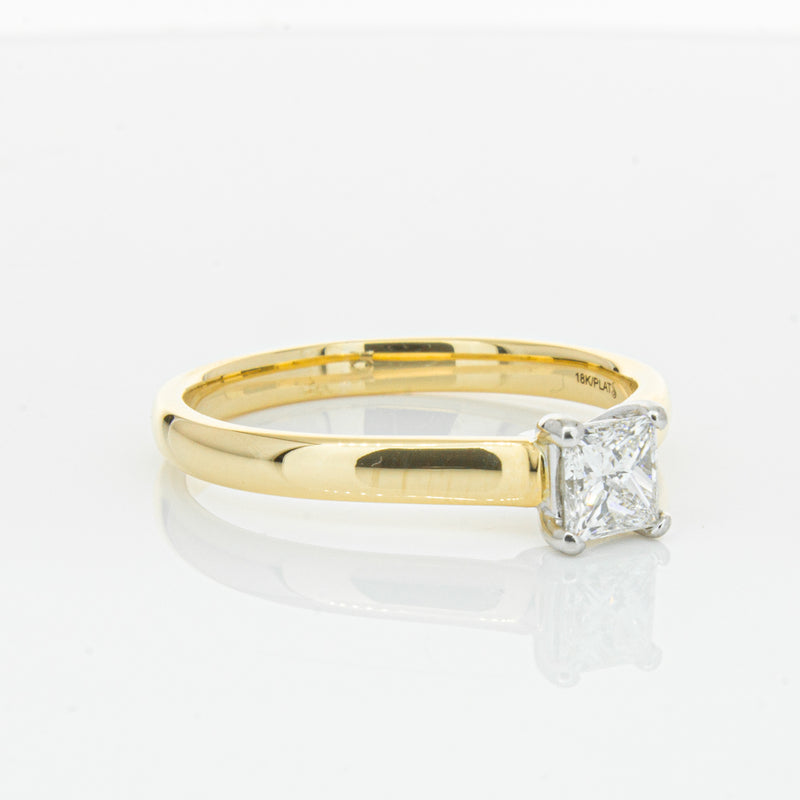 Deja Vu 18ct Yellow & White Gold .70ct Diamond Ring-Ring-Walker & Hall