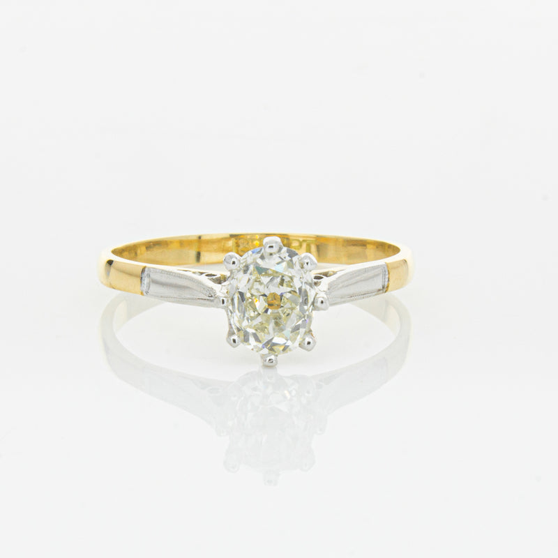 Deja Vu 18ct Yellow Gold & Palladium .70ct Diamond Ring-Ring-Walker & Hall