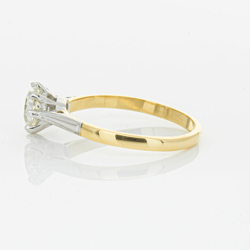 Deja Vu 18ct Yellow Gold & Palladium .70ct Diamond Ring-Ring-Walker & Hall