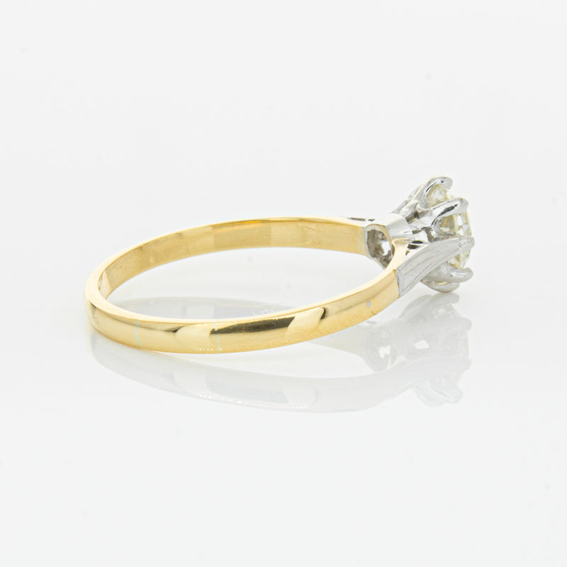 Deja Vu 18ct Yellow Gold & Palladium .70ct Diamond Ring-Ring-Walker & Hall