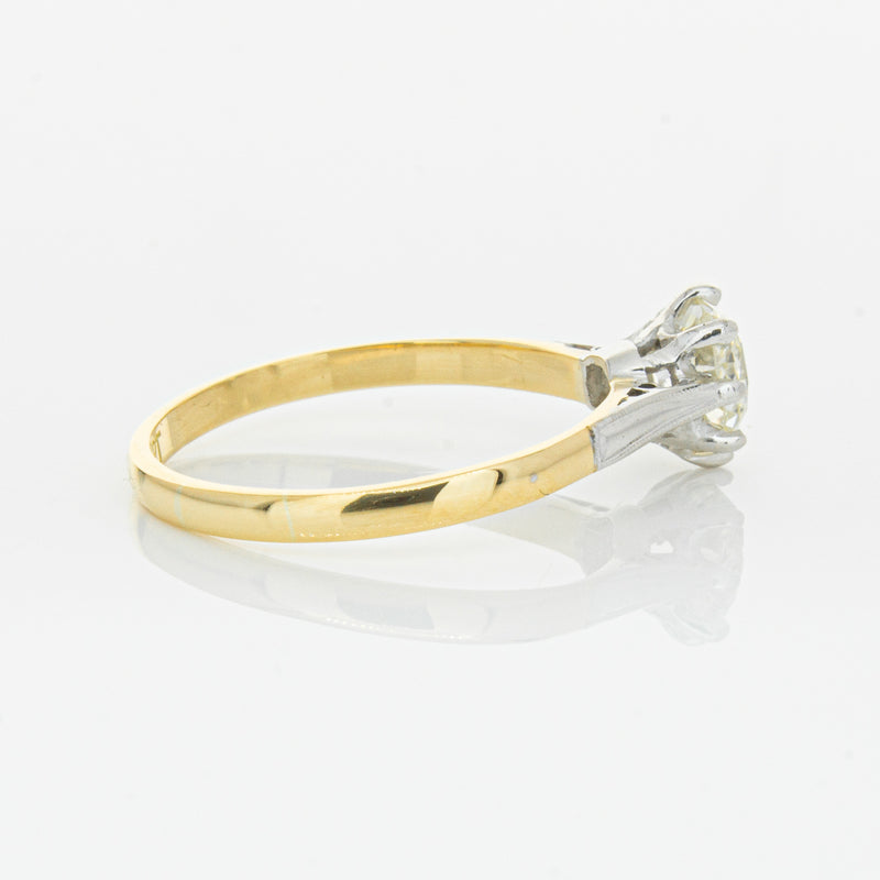 Deja Vu 18ct Yellow Gold & Palladium .70ct Diamond Ring-Ring-Walker & Hall