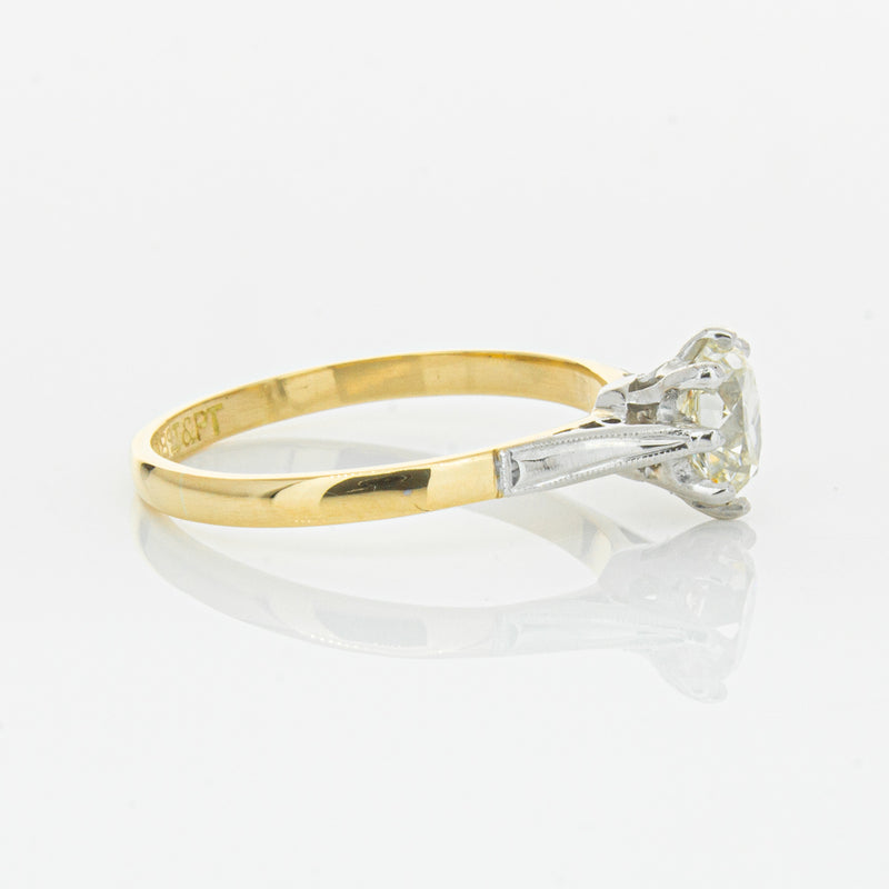 Deja Vu 18ct Yellow Gold & Palladium .70ct Diamond Ring-Ring-Walker & Hall