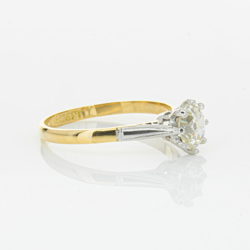 Deja Vu 18ct Yellow Gold & Palladium .70ct Diamond Ring-Ring-Walker & Hall