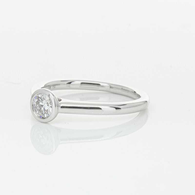 18ct White Gold .30ct Diamond Natalia Ring-Ring-Walker & Hall