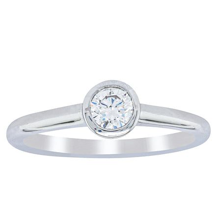 18ct White Gold .30ct Diamond Natalia Ring