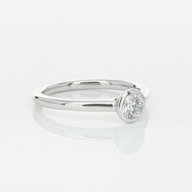 18ct White Gold .30ct Diamond Natalia Ring-Ring-Walker & Hall