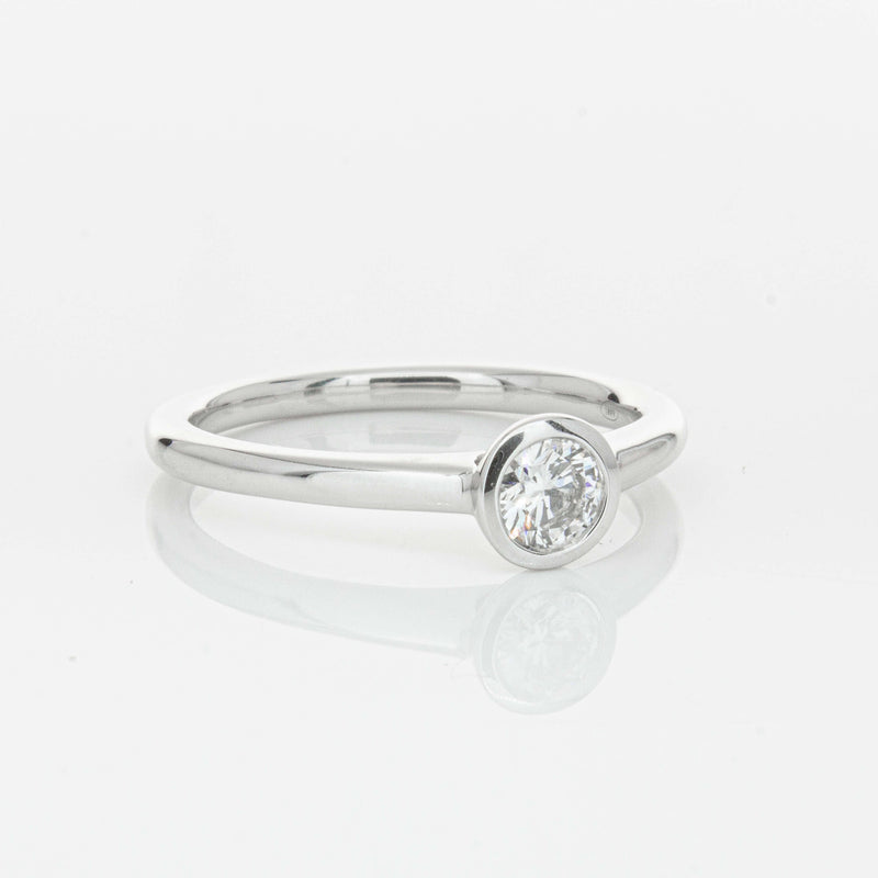 18ct White Gold .30ct Diamond Natalia Ring-Ring-Walker & Hall