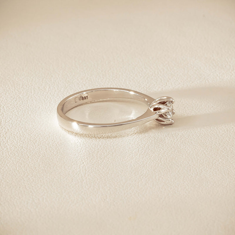 Deja Vu 14ct White Gold .26ct Diamond Ring - Ring - Walker & Hall