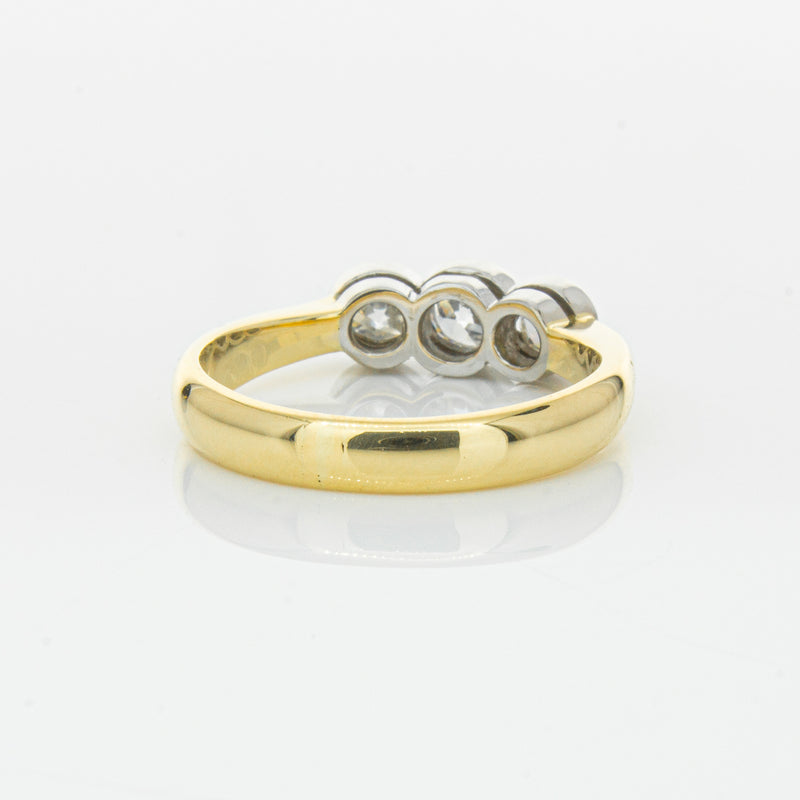 Deja Vu 18ct Yellow Gold .61ct Diamond Ring-Ring-Walker & Hall