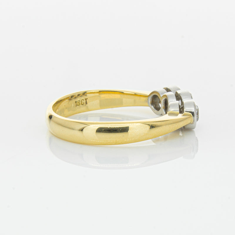 Deja Vu 18ct Yellow Gold .61ct Diamond Ring-Ring-Walker & Hall