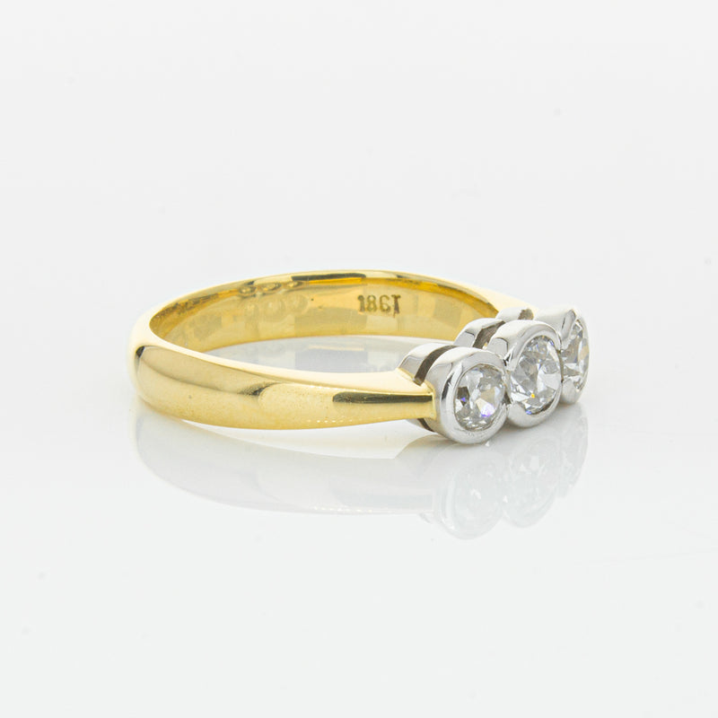Deja Vu 18ct Yellow Gold .61ct Diamond Ring-Ring-Walker & Hall