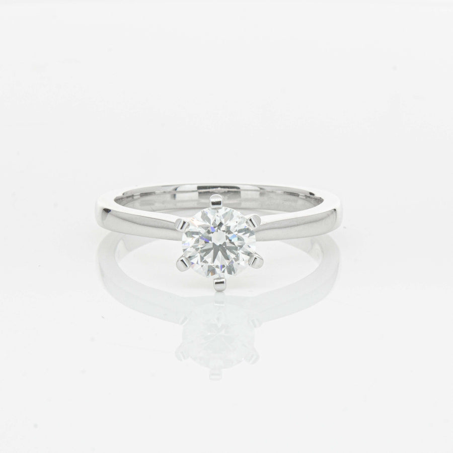 18ct White Gold .70ct Reclaimed Diamond Capri Ring