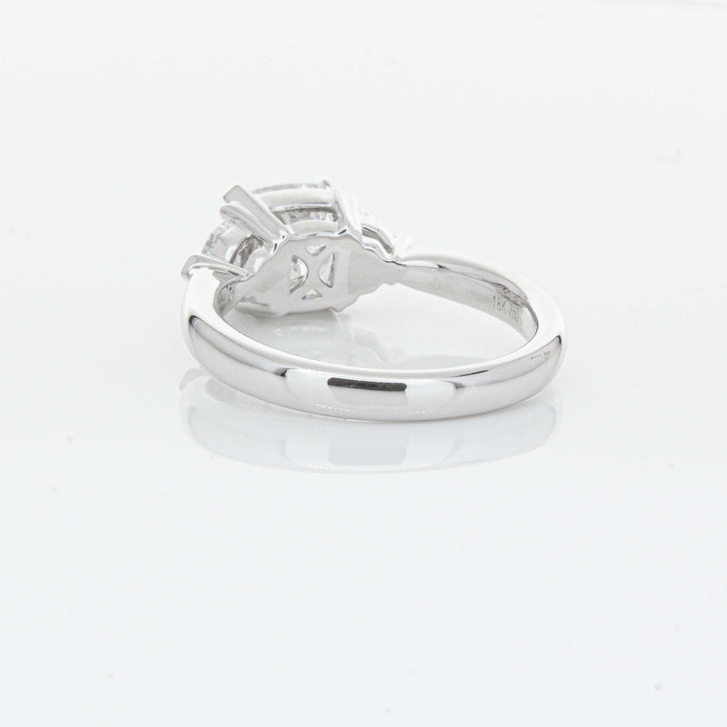 18ct White Gold 2.00ct Cushion Cut Diamond Ring-Ring-Walker & Hall