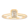 18ct Yellow Gold .70ct Emerald Cut Diamond Natalia Ring