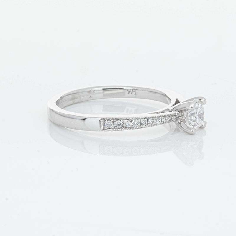 14ct White Gold .40ct Diamond Helena Ring-Ring-Walker & Hall