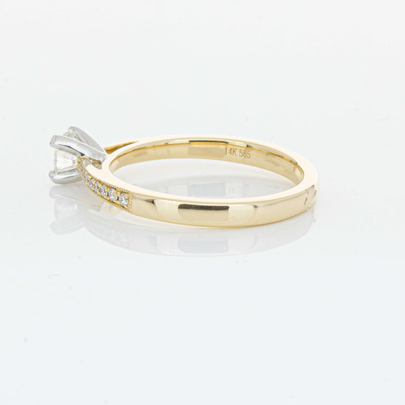 14ct Yellow Gold .40ct Diamond Helena Ring-Ring-Walker & Hall