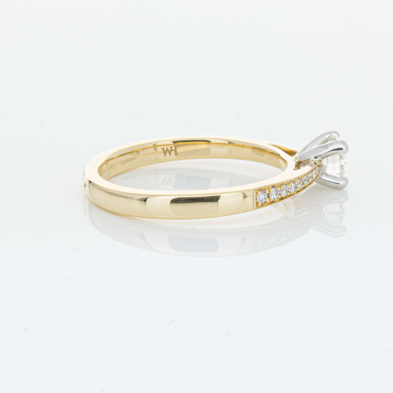 14ct Yellow Gold .40ct Diamond Helena Ring-Ring-Walker & Hall