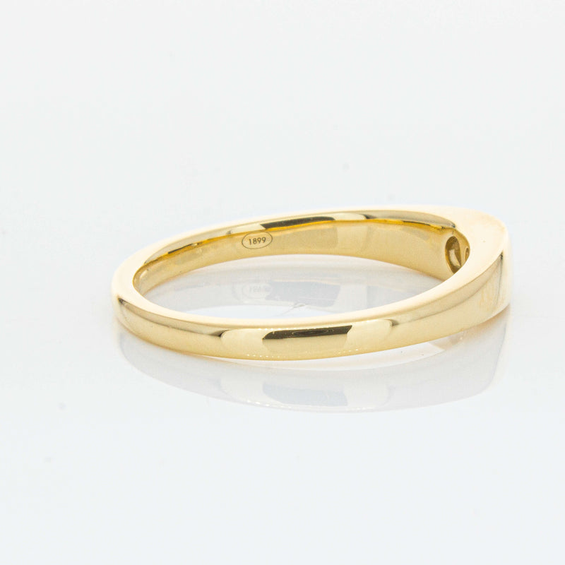 18ct Yellow Gold .16ct Diamond Gypsy Ring-Ring-Walker & Hall