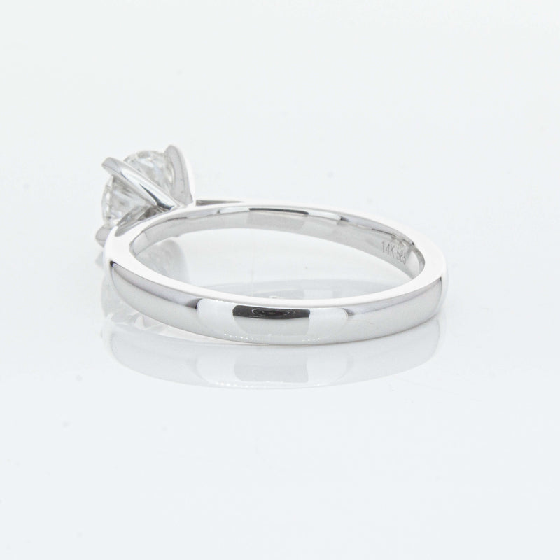 14ct White Gold 1.00ct Diamond Luna Ring-Ring-Walker & Hall