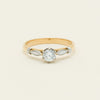 Deja Vu 18ct Yellow Gold .50ct H-I SI Diamond Solitaire Ring - Ring - Walker & Hall