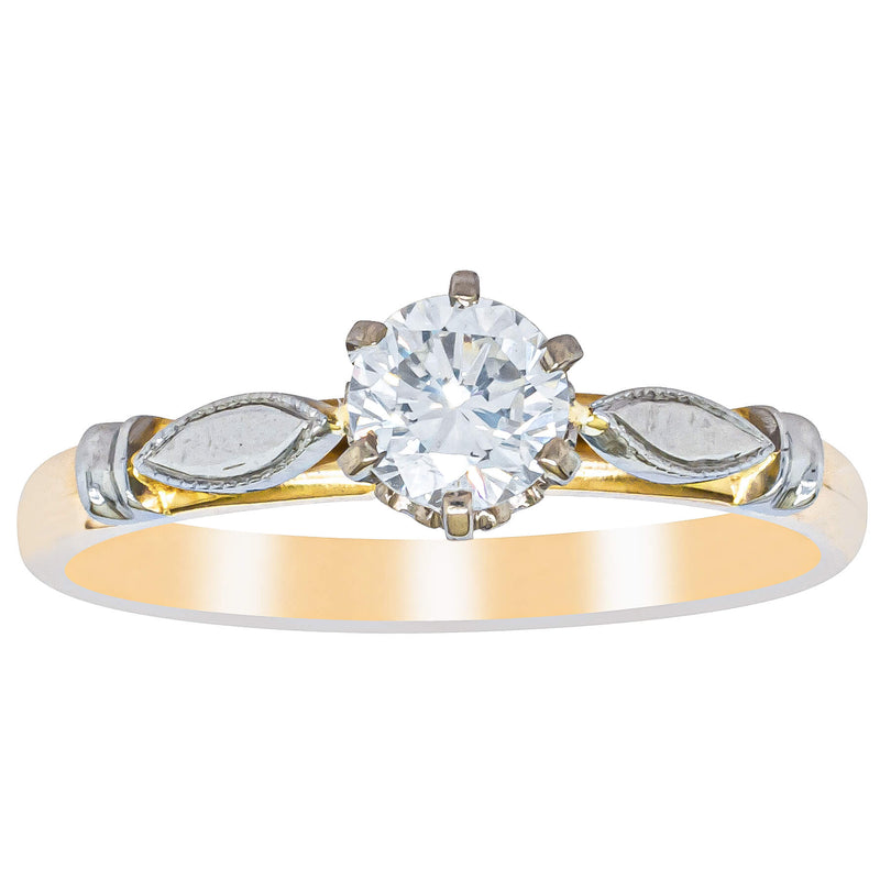 Deja Vu 18ct Yellow Gold .50ct Diamond Ring