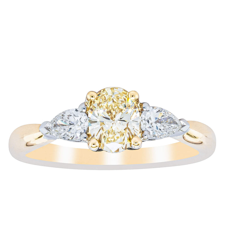 18ct Yellow Gold .67ct Yellow Diamond Ayla Ring