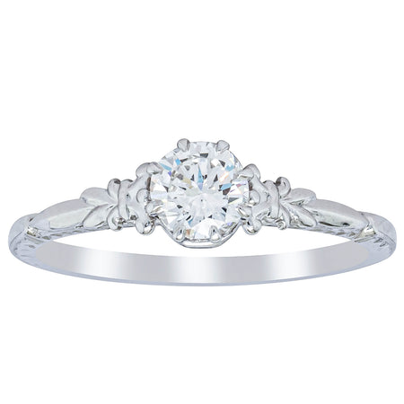 Deja Vu Platinum .40ct Diamond Ring