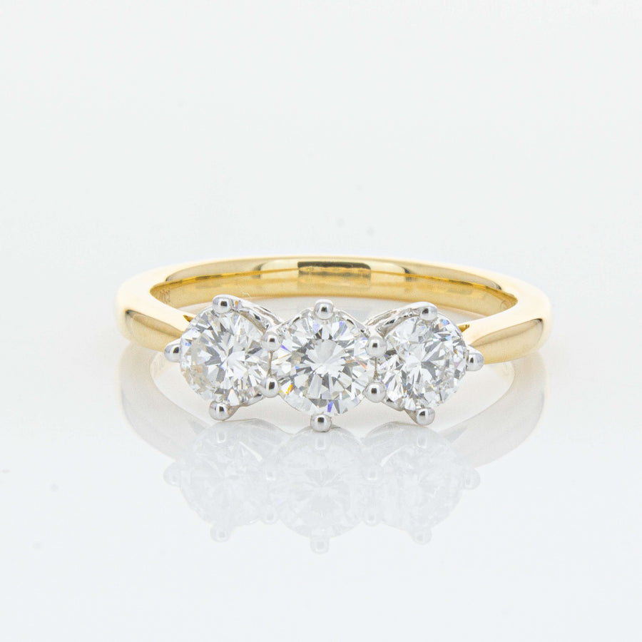 18ct Yellow Gold 1.00ct Reclaimed Diamond Coronado Ring