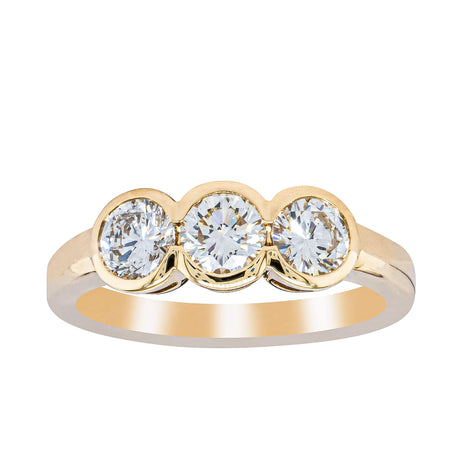 18ct Yellow Gold 1.02ct Reclaimed Diamond Natalia Ring