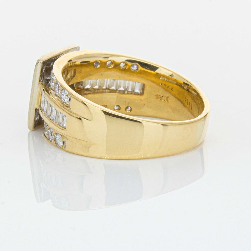 Deja Vu 18ct Yellow & White Gold 1.03ct Diamond Ring-Ring-Walker & Hall