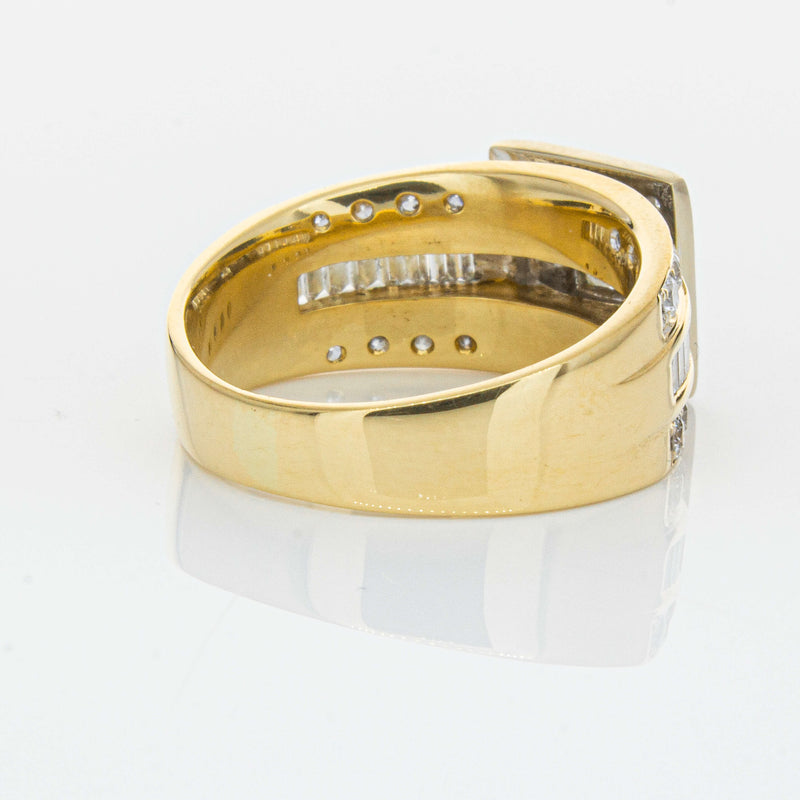 Deja Vu 18ct Yellow & White Gold 1.03ct Diamond Ring-Ring-Walker & Hall