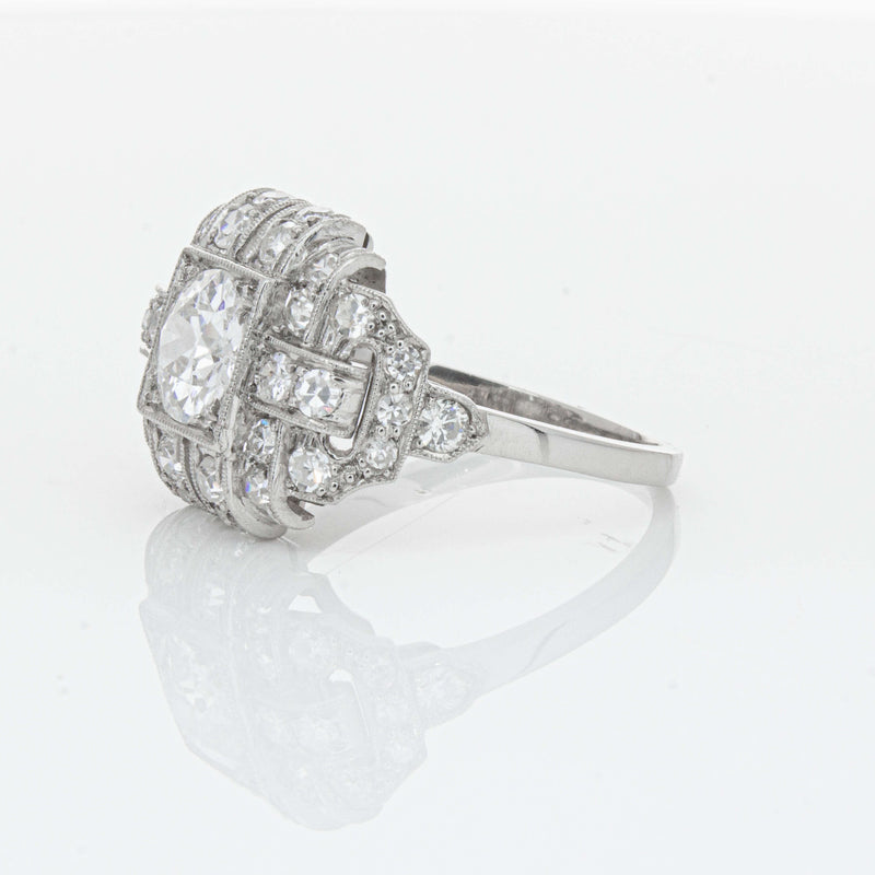 Deja Vu Platinum 1.80ct Diamond Cluster Ring - Ring - Walker & Hall