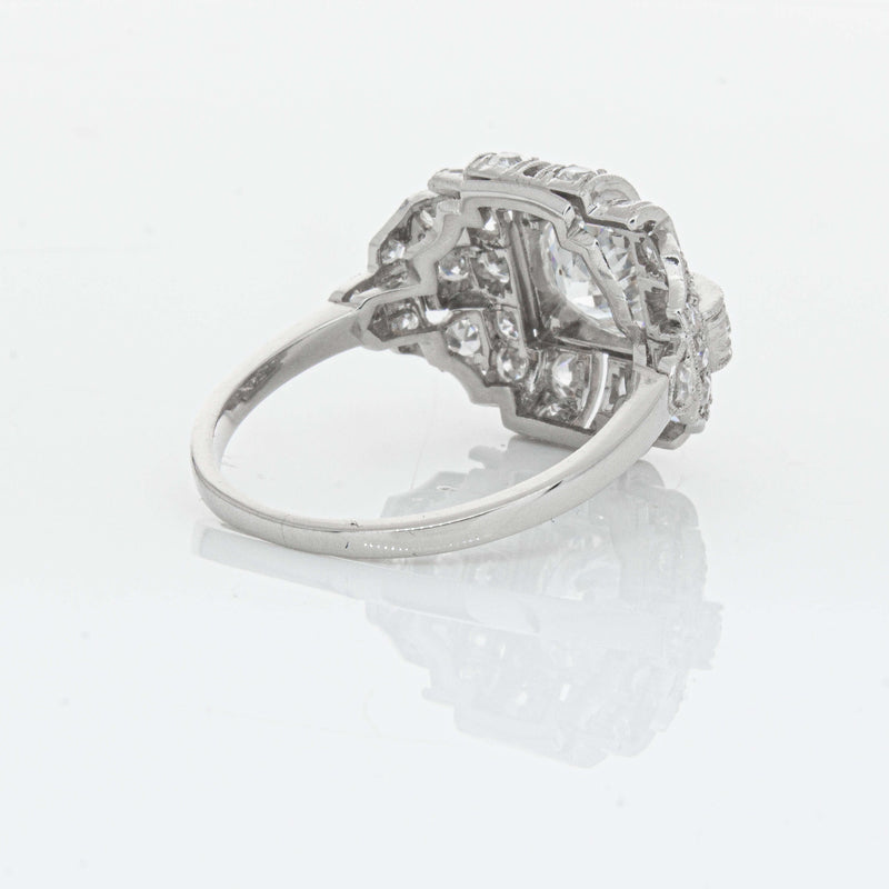 Deja Vu Platinum 1.80ct Diamond Cluster Ring - Ring - Walker & Hall