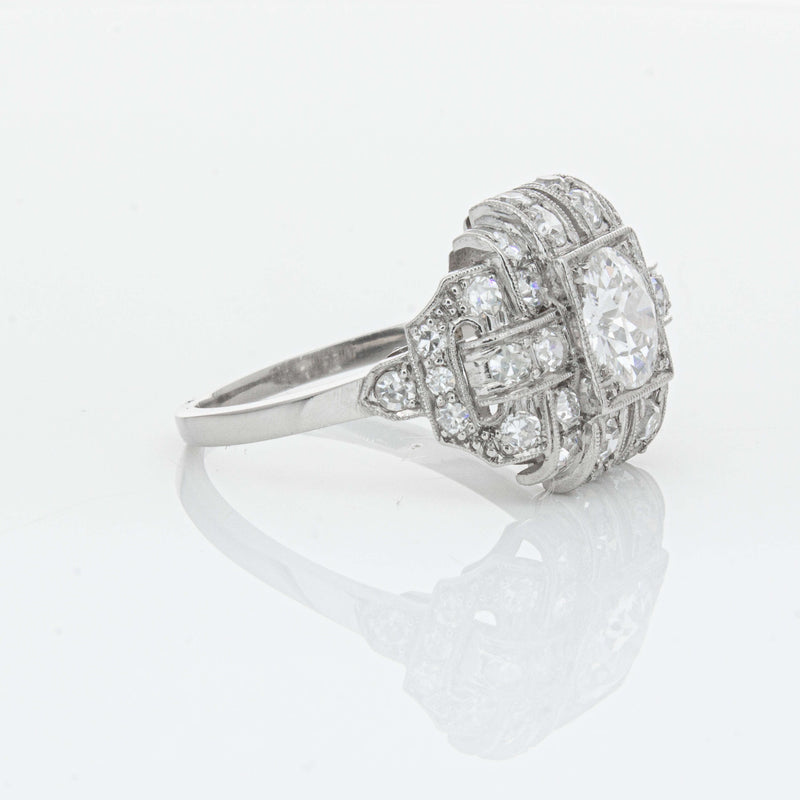 Deja Vu Platinum 1.80ct Diamond Cluster Ring - Ring - Walker & Hall
