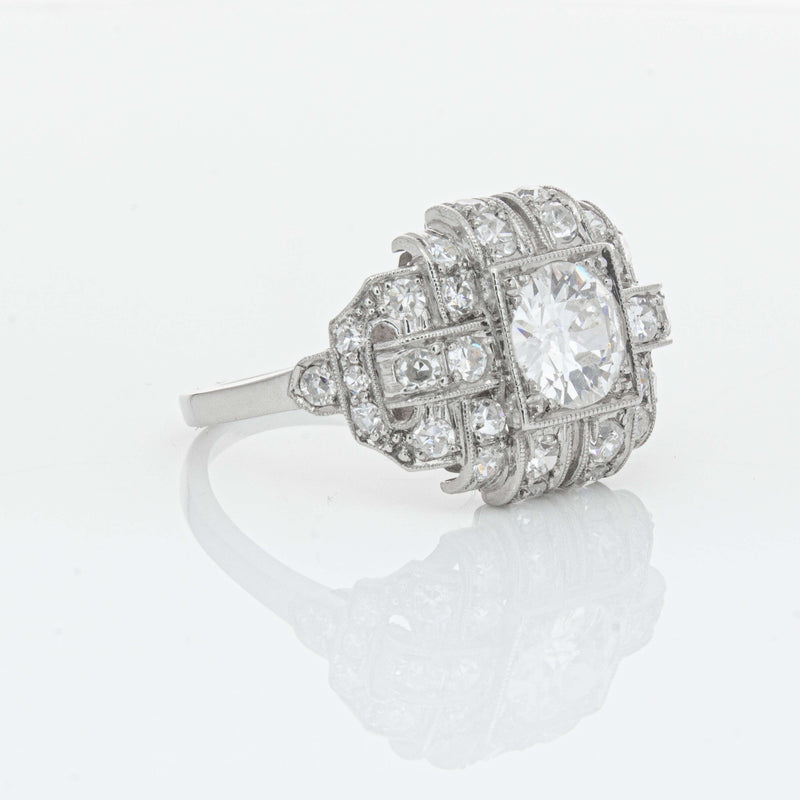Deja Vu Platinum 1.80ct Diamond Cluster Ring - Ring - Walker & Hall