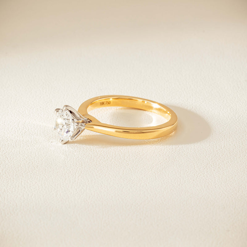 18ct Yellow Gold 1.01ct Diamond Capri Ring - Ring - Walker & Hall