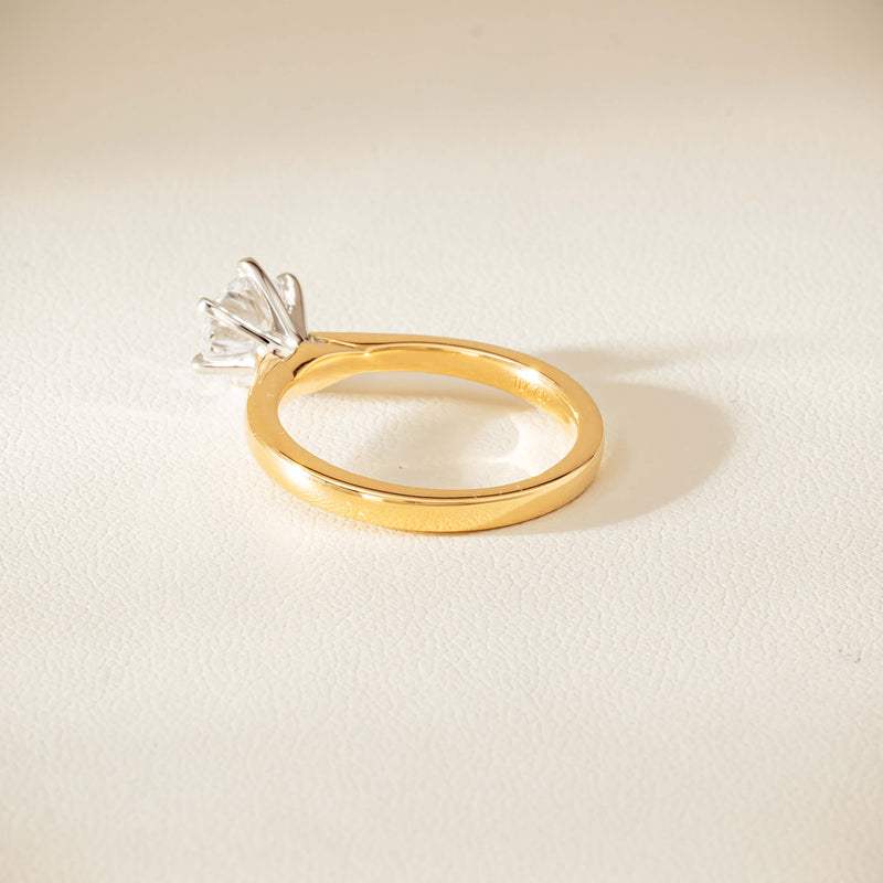 18ct Yellow Gold 1.01ct Diamond Capri Ring - Ring - Walker & Hall