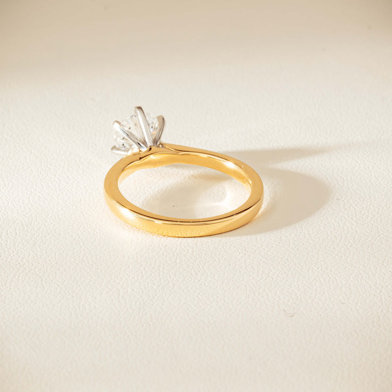 18ct Yellow Gold 1.01ct Diamond Capri Ring - Ring - Walker & Hall