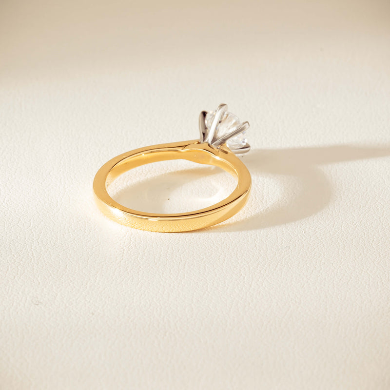 18ct Yellow Gold 1.01ct Diamond Capri Ring - Ring - Walker & Hall