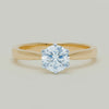18ct Yellow Gold 1.00ct Reclaimed Diamond Nova Ring - Ring - Walker & Hall