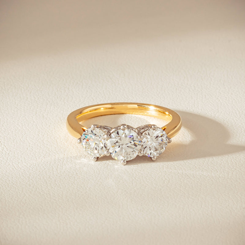 18ct Yellow Gold 2.22ct Diamond Coronado Ring