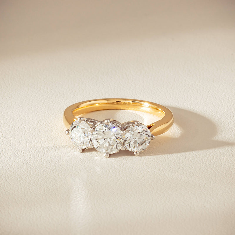 18ct Yellow Gold 2.22ct Diamond Coronado Ring