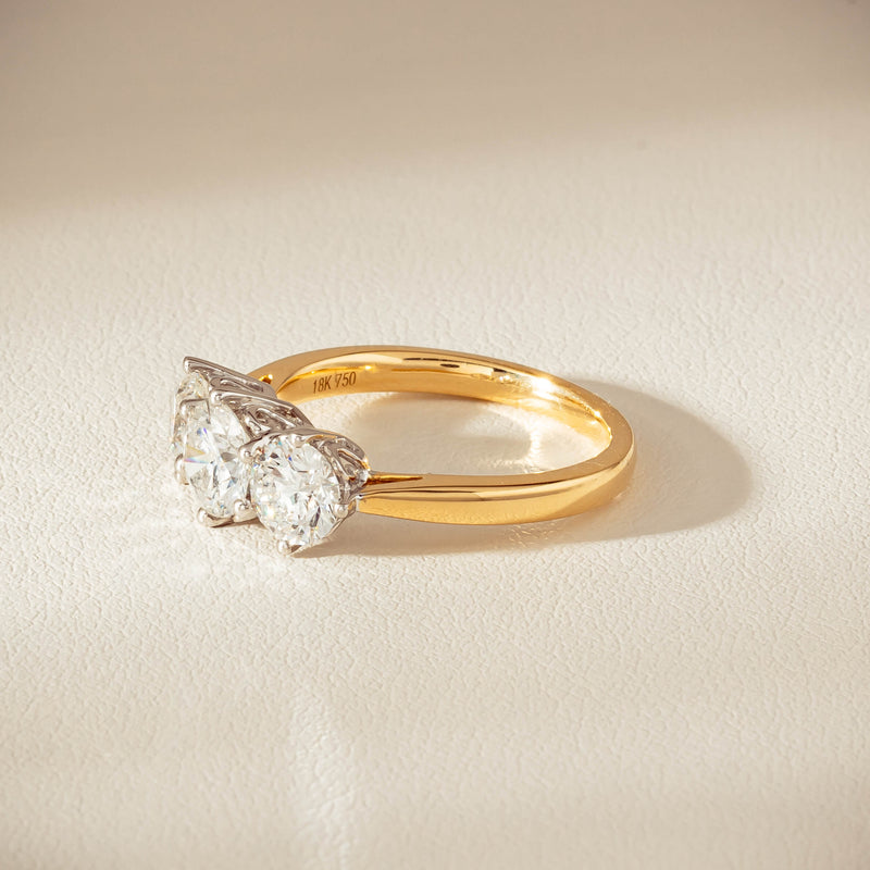 18ct Yellow Gold 2.22ct Diamond Coronado Ring
