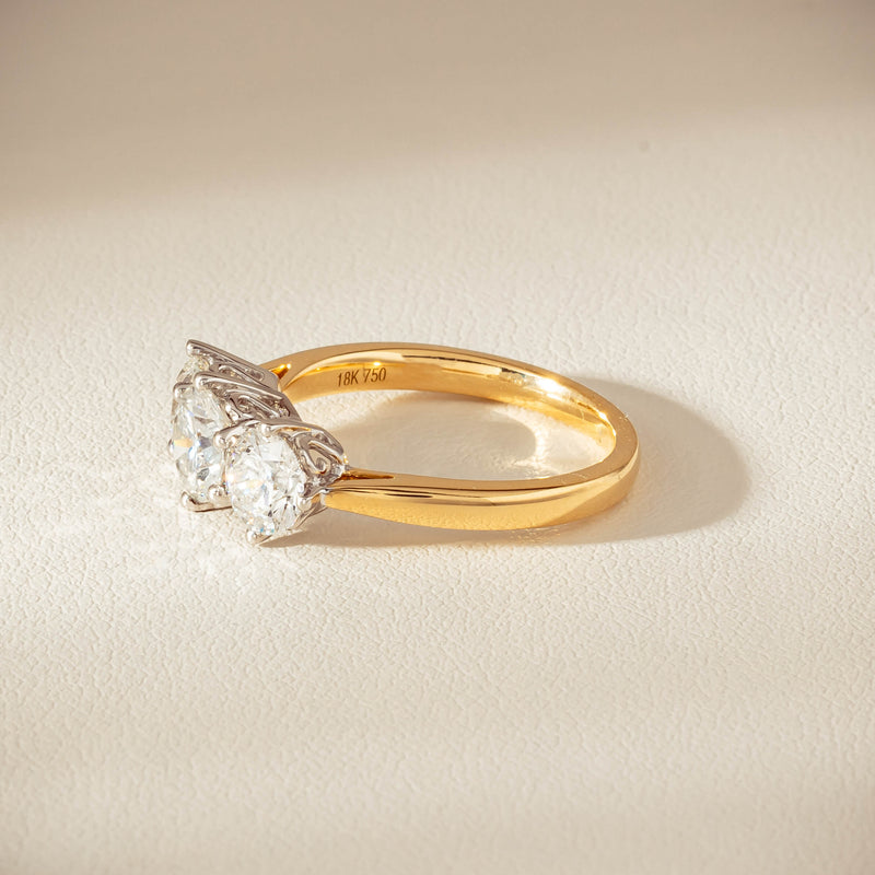 18ct Yellow Gold 2.22ct Diamond Coronado Ring
