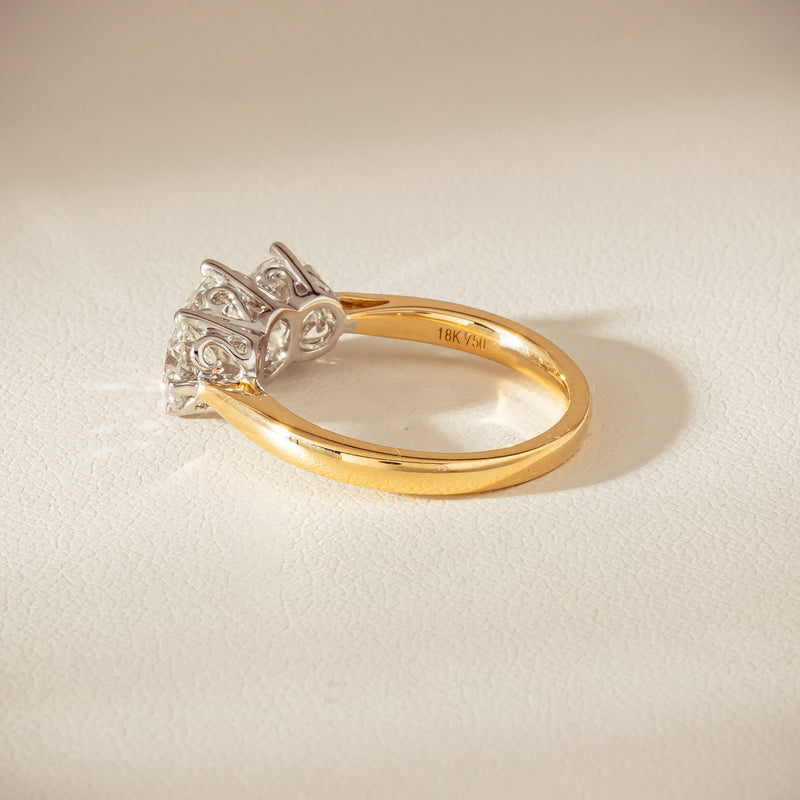 18ct Yellow Gold 2.22ct Diamond Coronado Ring