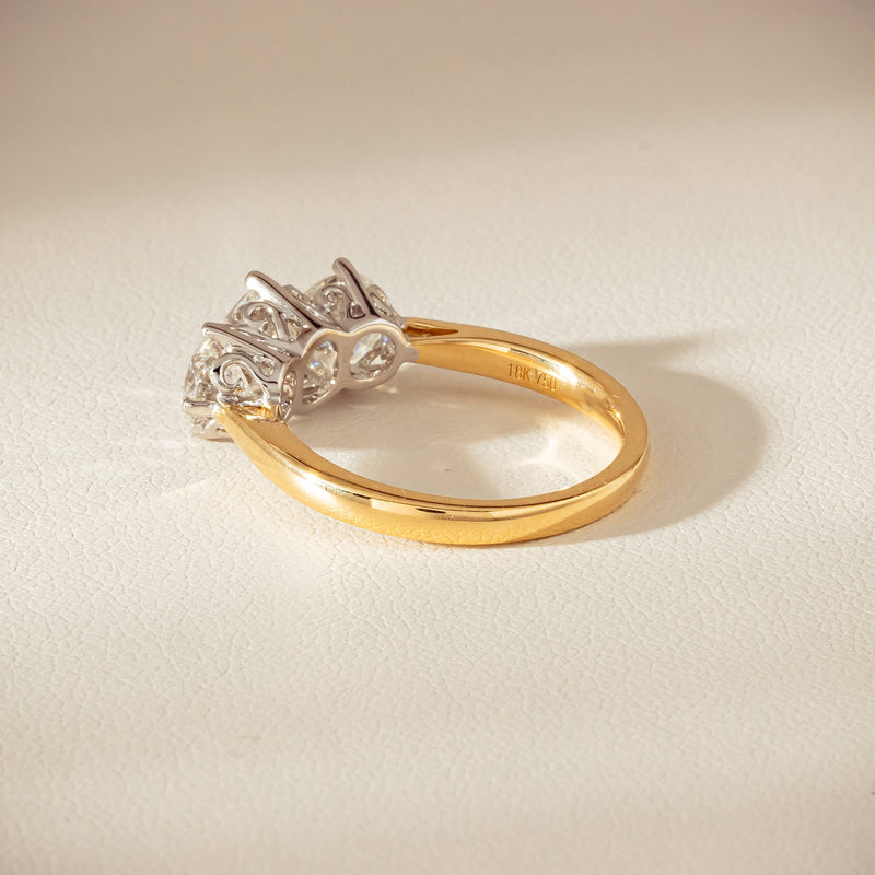 18ct Yellow Gold 2.22ct Diamond Coronado Ring