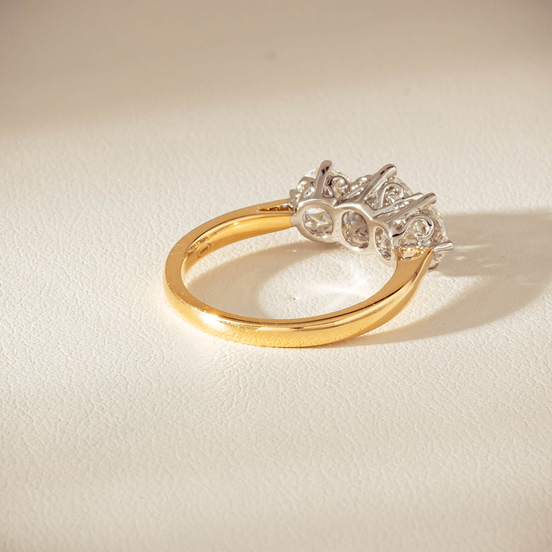 18ct Yellow Gold 2.22ct Diamond Coronado Ring